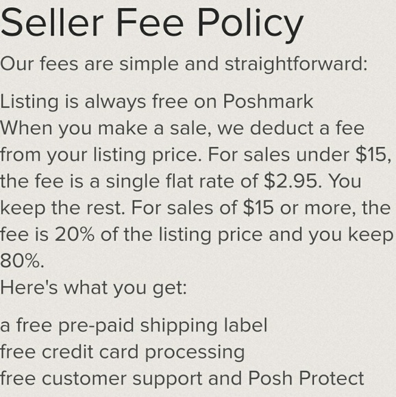 Sellers fees - Picture 2 of 2
